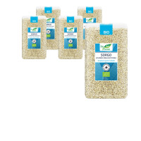 PACHET 5 x Sorg (boabe decorticate) BIO 1 kg - Bio Planet