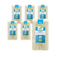 PACHET 5 x Sorg (boabe decojite) BIO 500 g