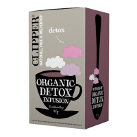 Hibiscus, urzică și lemn dulce (detox) ceai bio (20 x 2 g) 40 g - Clipper