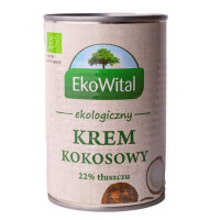 Cremă de nucă de cocos 22% grăsime ( lapte de cocos ) BIO 400 ml