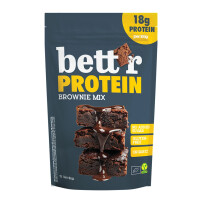 Mix de brownie proteic fără gluten, fără zahăr adăugat bio 400 g - BETT'R