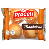 Magdalenas brioșe fără gluten 160 g - Proceli
