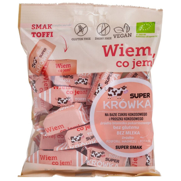 Fudge fără gluten cu aromă de caramel și fără lapte BIO 150 g