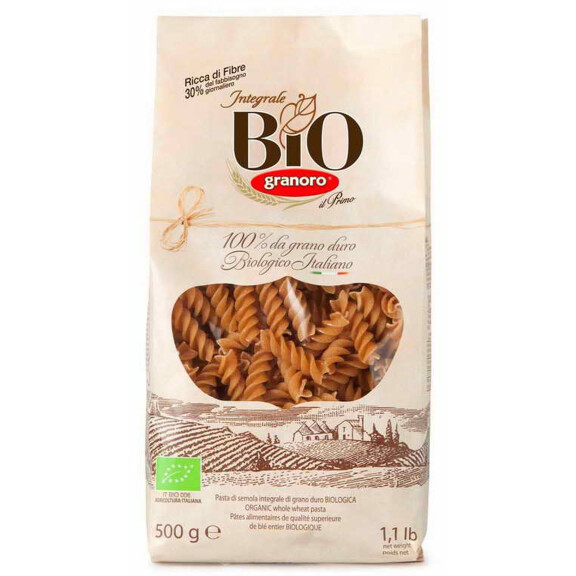 Paste fusilli integrale BIO 500 g