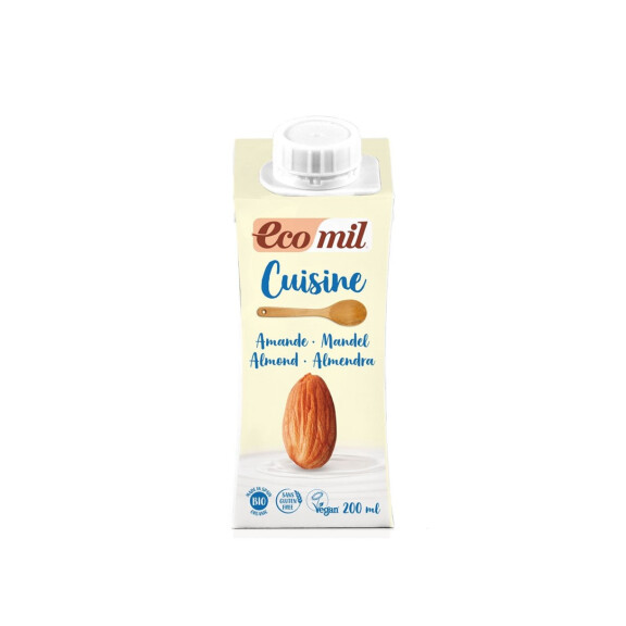 Cremă de gătit fără gluten cu migdale BIO 200 ml