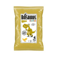 Chipsuri de porumb cu aromă de brânză dinosaur fără gluten BIO 4x15g
