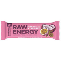 RAW ENERGY bar fructul pasiunii și nucă de cocos NON-GRADE. 50 g