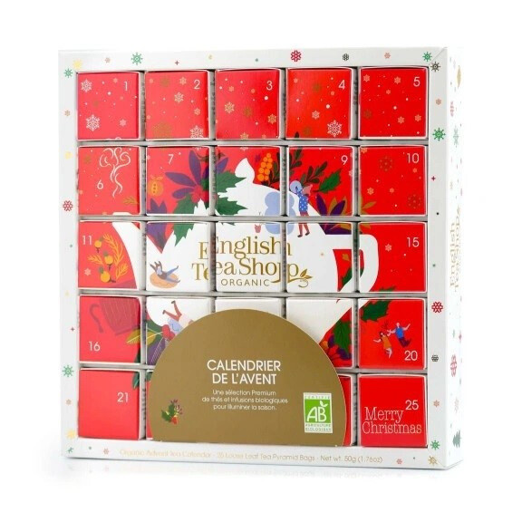 Red Advent Calendar trombon trombon set de ceai BIO 50g