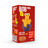 Gustare cu mere și pere cu jucărie 20 g Bob Snail