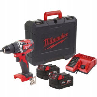 Wiertarko-wkrętarka udarowa Milwaukee M18 CBLPD-402C AKU 18V (2x 4.0 Ah) - 4933464537