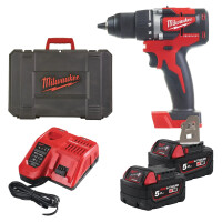 Wiertarko-wkrętarka Milwaukee M18 CBLDD-502C AKU 18V (2x 5.0 Ah) - 4933464556