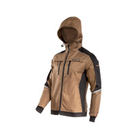 Bluza robocza z suwakiem brązowo-czarna Lahti Pro L40415