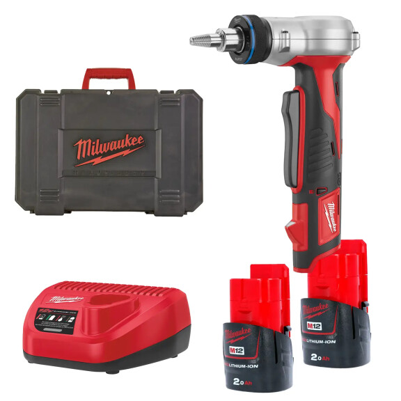 Narzędzie do rozszerzania rur Milwaukee C12 PXP-I10202C AKU 12V (2x 2.0 Ah) - 4933441730