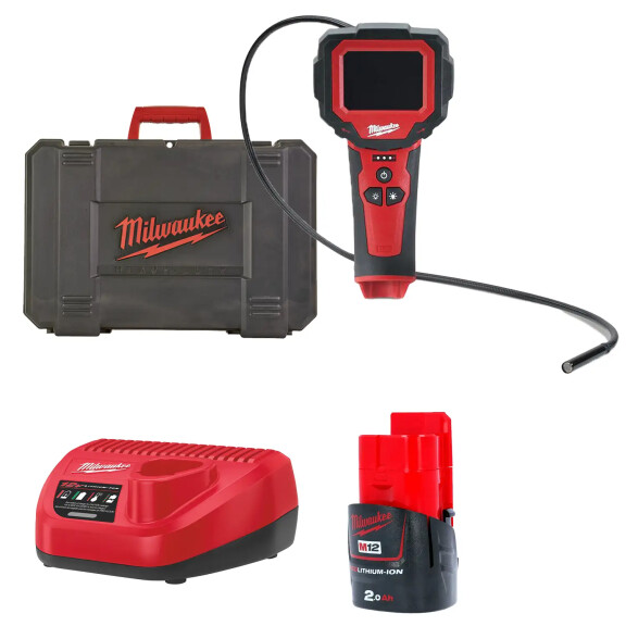 Kamera inspekcyjna Milwaukee M12 IC-201C (S) AKU 12V (1x 2.0 Ah) - 4933441680