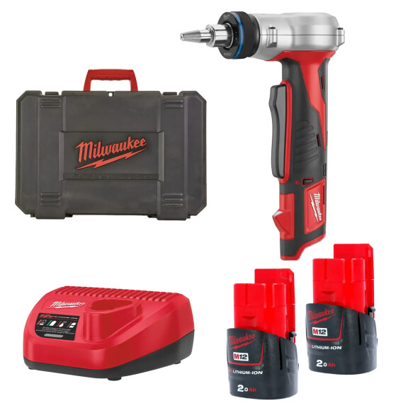 Narzędzie do rozszerzania rur Milwaukee C12PXP-202C AKU 12V (2x 2.0Ah) - 4933427247