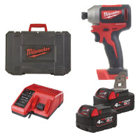 Zakrętarka udarowa 1/4'' Milwaukee M18 CBLID-402C AKU 18V (2x 4.0 Ah) - 4933464534