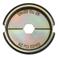 Matryca zaciskowa Milwaukee DIN22 CU 25 - 4932451745