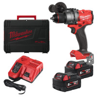Wiertarko-wkrętarka udarowa Milwaukee M18 FPD3-502X AKU 18V (2x 5.0 Ah) - 4933479860