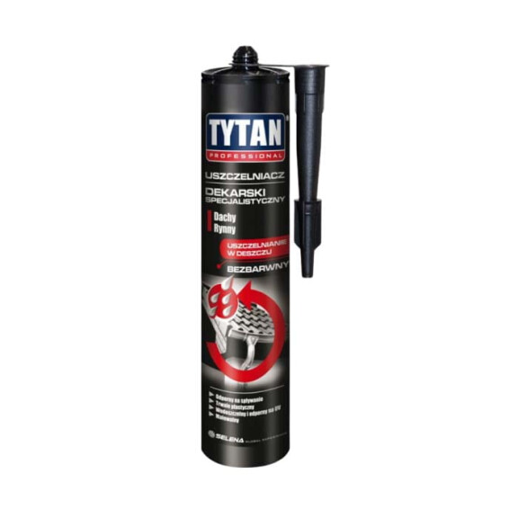 Uszczelniacz dekarski bezbarwny Tytan 310ml