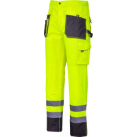 Spodnie robocze ostrzegawcze czarno-żółte Lahti Pro L40525