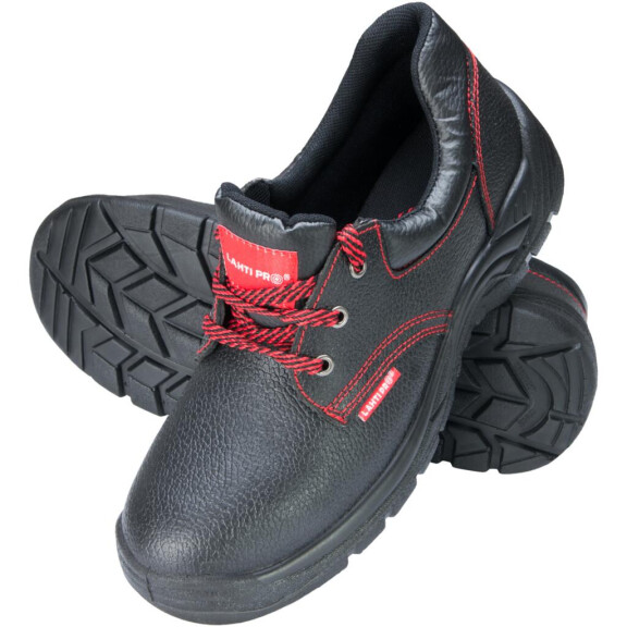 Buty robocze półbuty skórzane czarne Lahti Pro L30401