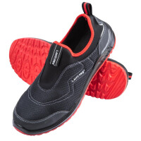 Buty robocze półbuty czarno-czerwone Lahti Pro L30428