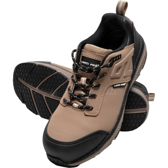 Buty robocze półbuty beżowo-czarne Lahti Pro L30431