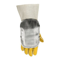 Aluminizowana osłona na rękę odbiająca wysoką temperaturą (para) WELDAS 44-3006LB/PR