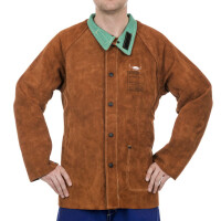 Kurtka spawalnicza skórzana Lava Brown WELDAS 44-7300