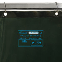 Ekran spawalniczy zielony Weldas LAVAshield 1,37 x 1,80 m. 55-7218