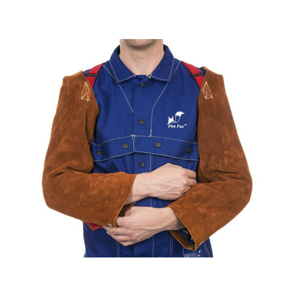 Rękawy spawalnicze skórzane Lava Brown WELDAS 44-7023