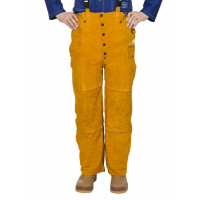 Skórzane spodnie spawalnicze Golden Brown WELDAS 44-2600