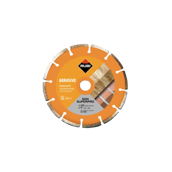 Tarcza diamentowa Rubi SON 230 mm. SUPERPRO - 32908