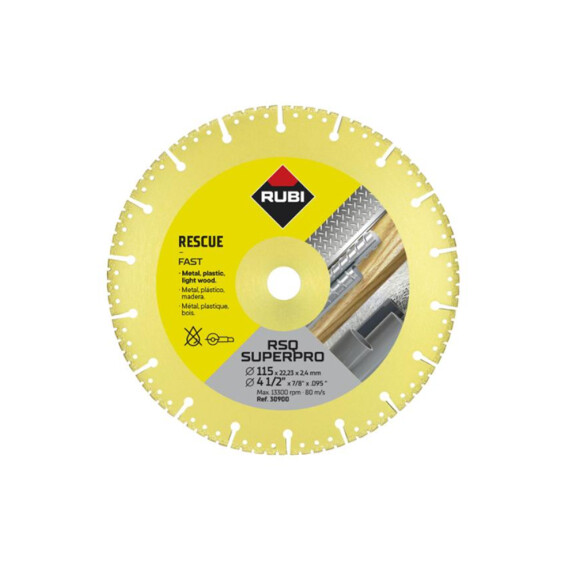 Tarcza diamentowa Rubi RSQ 115 SUPERPRO - 30900