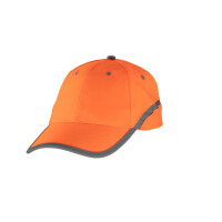 Czapka z daszkiem odblaskowa pomarańczowa Polstar BRIXTON FLASH CFBA