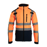 Kurtka robocza softshell granatowo-pomarańczowa Brixton Flash Polstar AFSO