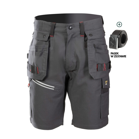Spodenki robocze szorty Polstar SEVEN KINGS PRO GRAFIT A6KS
