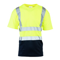 Koszulka robocza T-Shirt ostrzegawczy Polstar BRIXTON FLASH 50-50 160G żółty AFKT