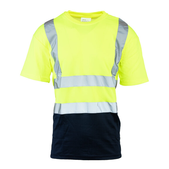 Koszulka robocza T-Shirt ostrzegawczy Polstar BRIXTON FLASH 50-50 160G żółty AFKT