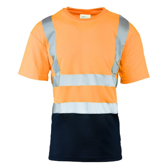 Koszulka robocza T-Shirt ostrzegawczy pomarańczowy Polstar BRIXTON FLASH AFKT