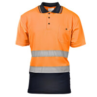 Koszulka polo t-shirt pomarańczowy Brixton Flash Polstar AFKP