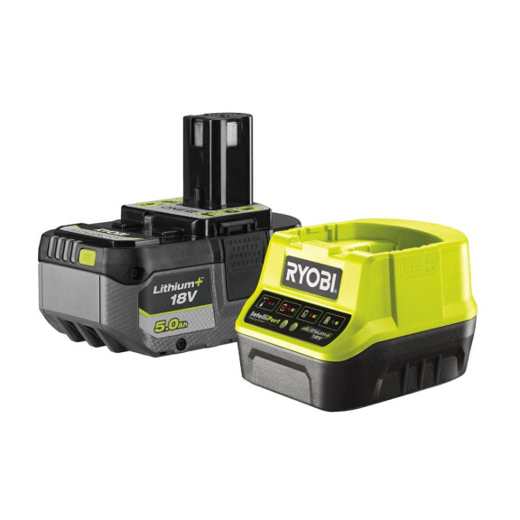 Zestaw zasilający Ryobi RC18120-150 akumulator 18V Lithium+ (5.0 Ah) + Ładowarka - 5133003366