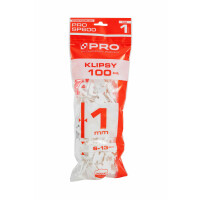 System do poziom. fugi1mm klipsy 100 sztuk PRO
