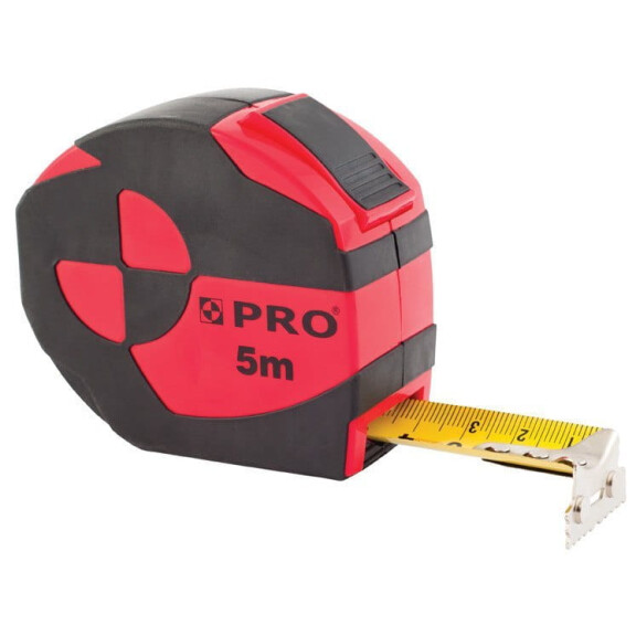Miara 5m/25mm z hamulcem PRO-MZ145