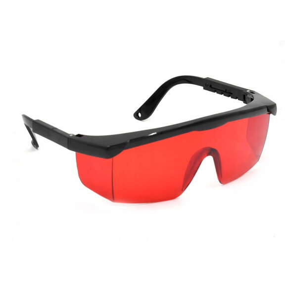 Okulary ochronne do lasera czerwone LG-R PRO 3-01-06-38-040