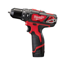 Wiertarko-wkrętarka udarowa Milwaukee M12 BPD-202C AKU 12V (2x 2.0 Ah) - 4933464264