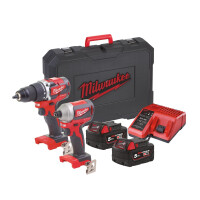 Zestaw COMBO Milwaukee M18 CBLPP2B-502C AKU 18V (2x 5.0 Ah) - 4933464718