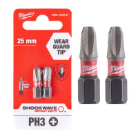 Bit udarowy PH3x25mm Milwaukee SHOCKWAVE / x2 - 4932430857