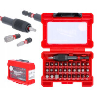 Zestaw bitów udarowych TORX Milwaukee SHOCKWAVE / 32 elementów - 4932471586