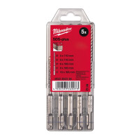 Zestaw wierteł do betonu SDS-PLUS Milwaukee MX2 / 5 elementów - 4932352338